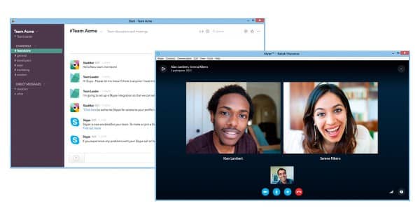 Skype ou Slack ?